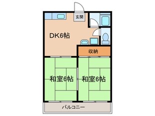 パークハイツ板倉の物件間取画像